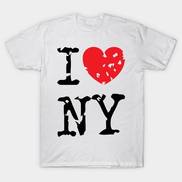 I Heart NY v3 T-Shirt by Emma